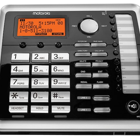 Motorola ML25260 Corded Desk Phone Digital Answering System ML25260